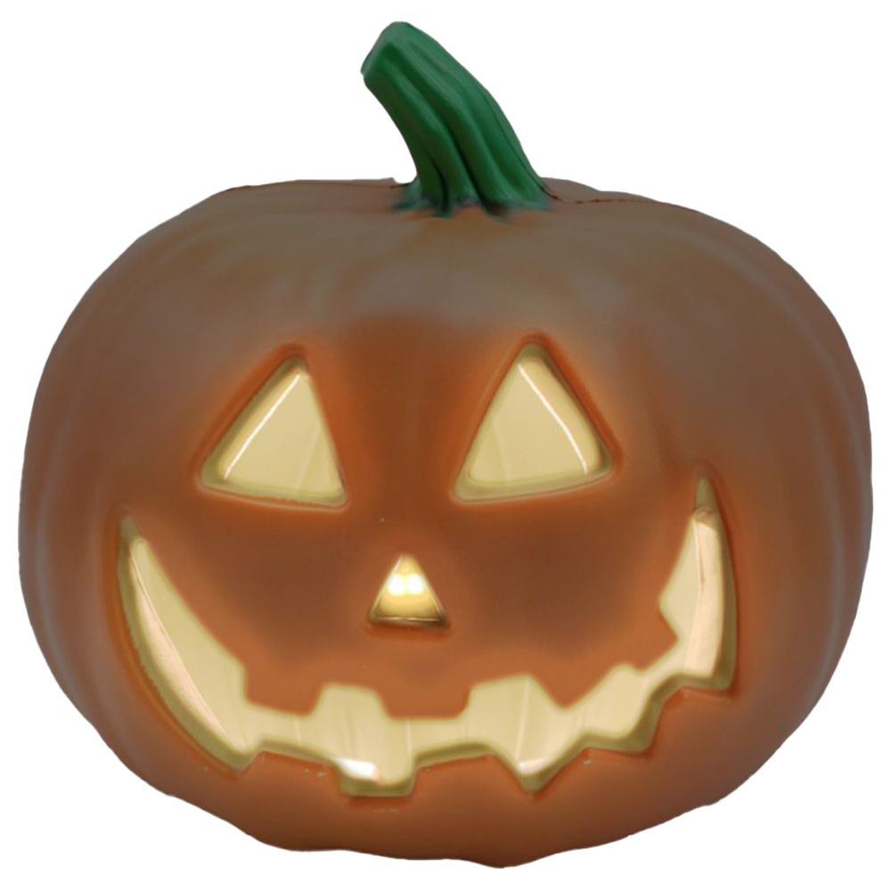 Party Magic - Halloween Pumpkin Decoration W/ Light - Orange
