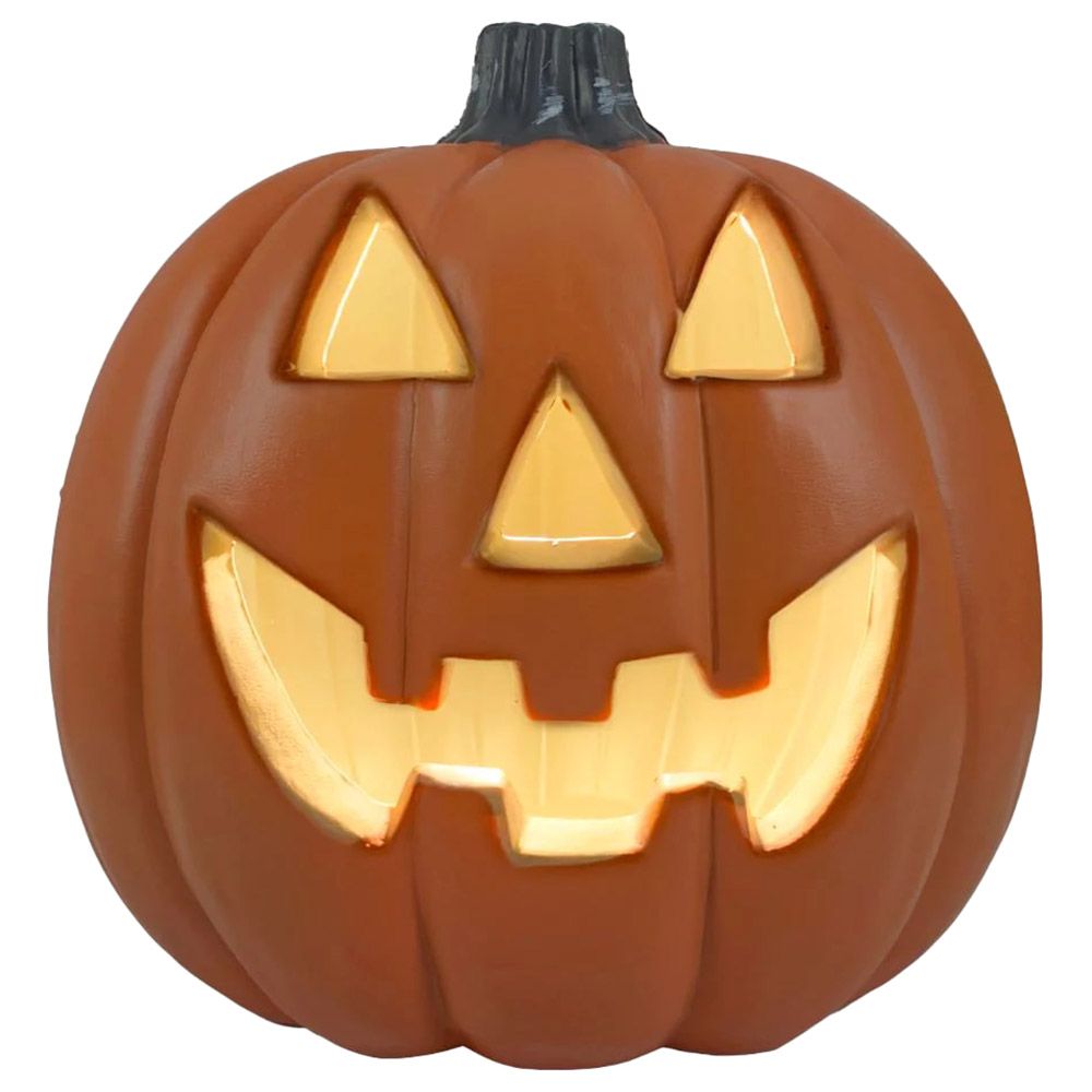 Party Magic - Halloween Pumpkin Decoration w/ Light - Brown