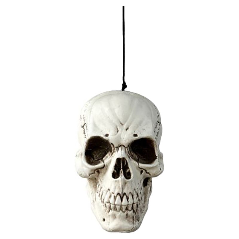 Party Magic - Halloween Skull Decoration - White