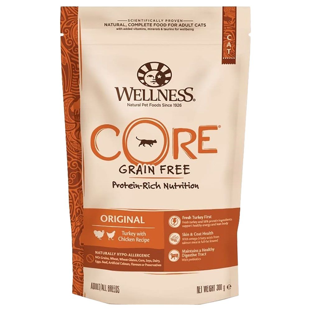 Wellness - Cat Original Turkey & Chicken Dry Food - 300G