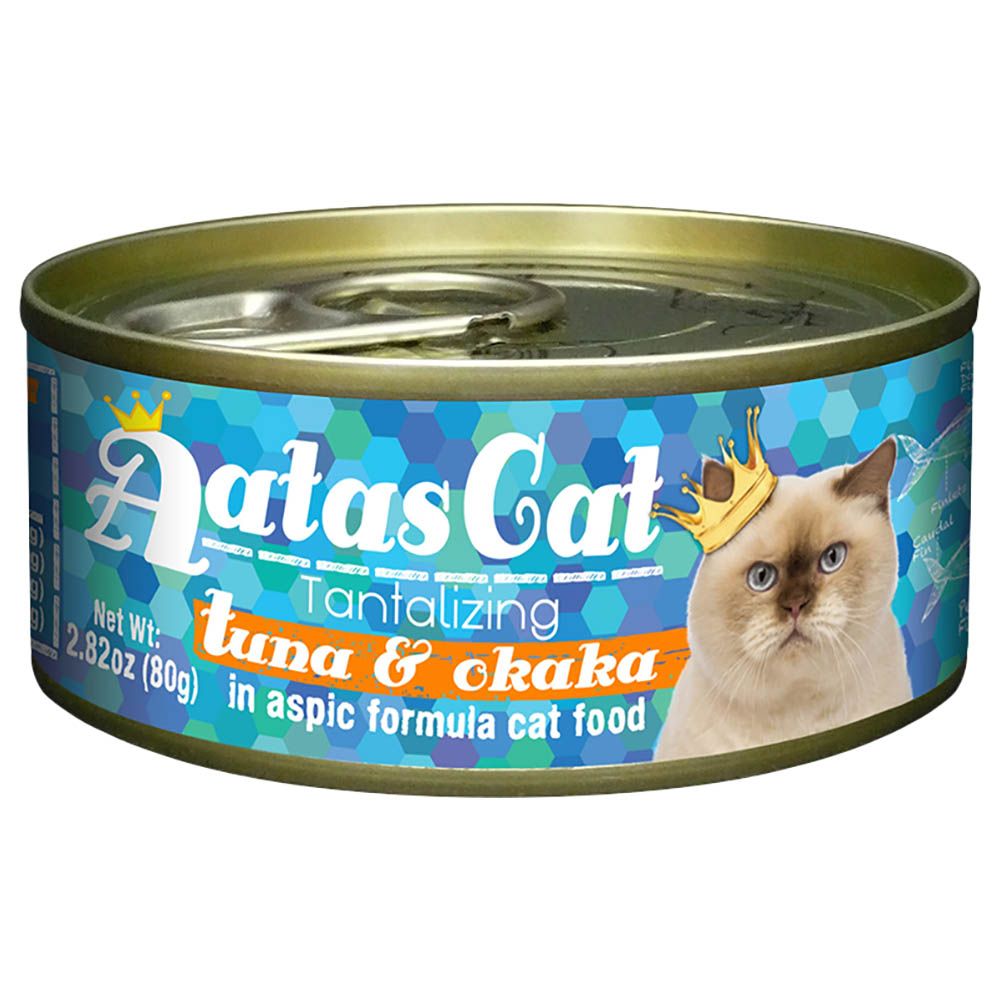 Aatas - Tuna & Okaka In Aspic Formula Cat Food - 80G
