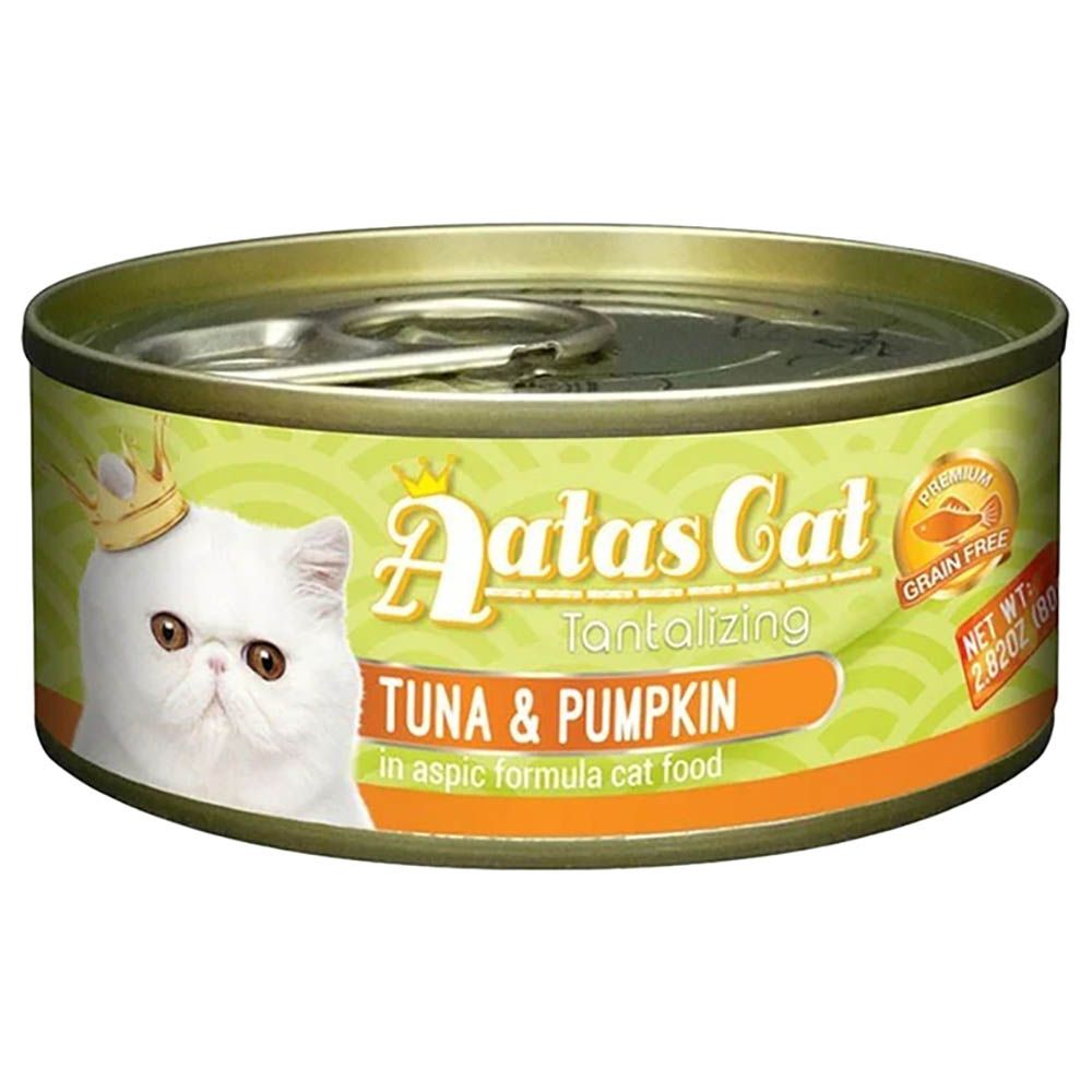 Aatas - Tuna & Pumpkin In Aspic Formula Cat Food - 80G