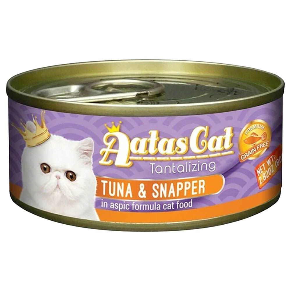 Aatas - Tuna & Snapper In Aspic Formula Cat Food - 80G