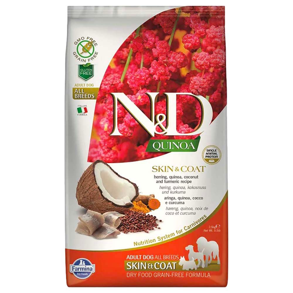 Farmina - Quinoa Dog Skin & Coat Herring - 2.5 Kg