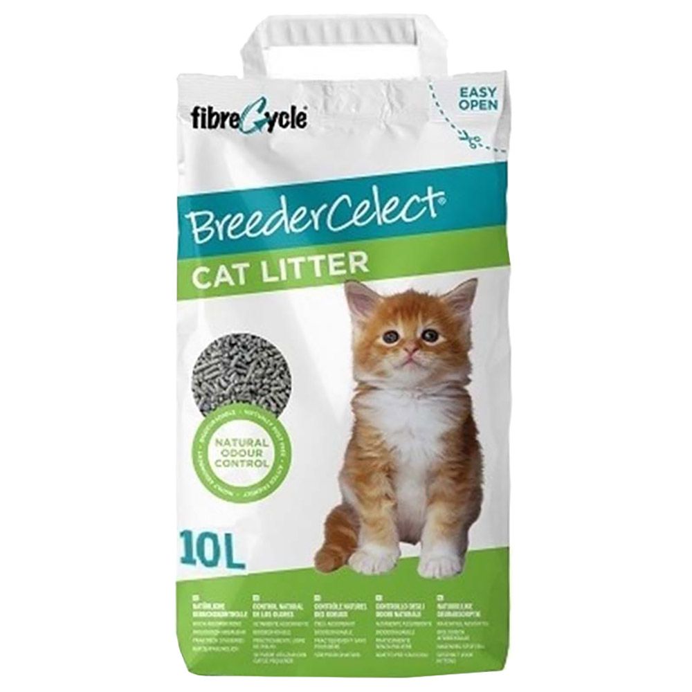 Fibercycle - Breeder Celect Cat Litter - 10L