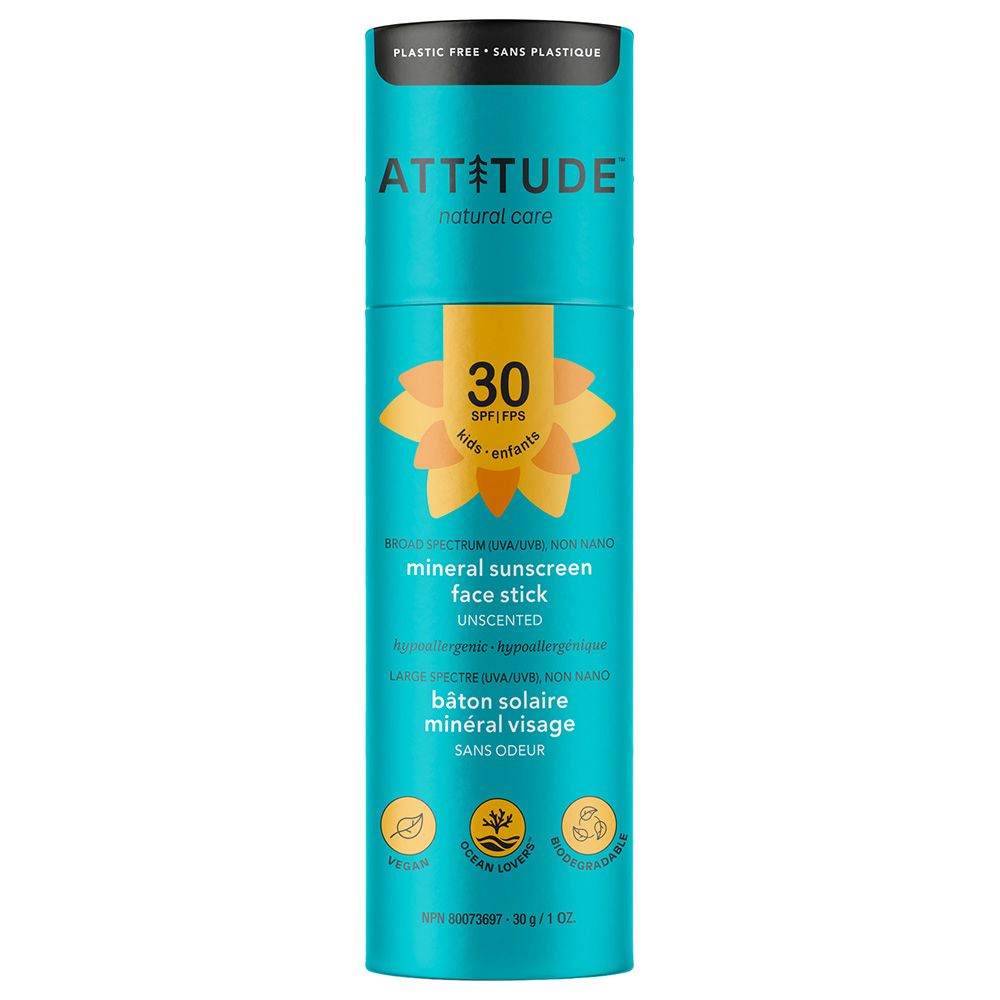 Attitude - Baby & Kids Face Stick Spf 30 - 30g