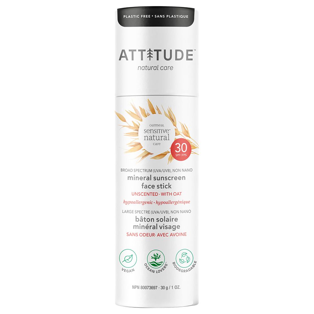 Attitude - Sensitive Face Stick Spf 30 - 30g
