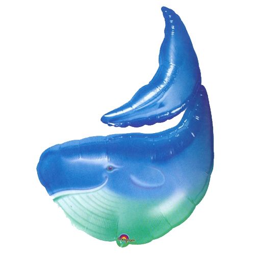 Amscan - P30 Blue Whale Foil Balloon 41 x 23"