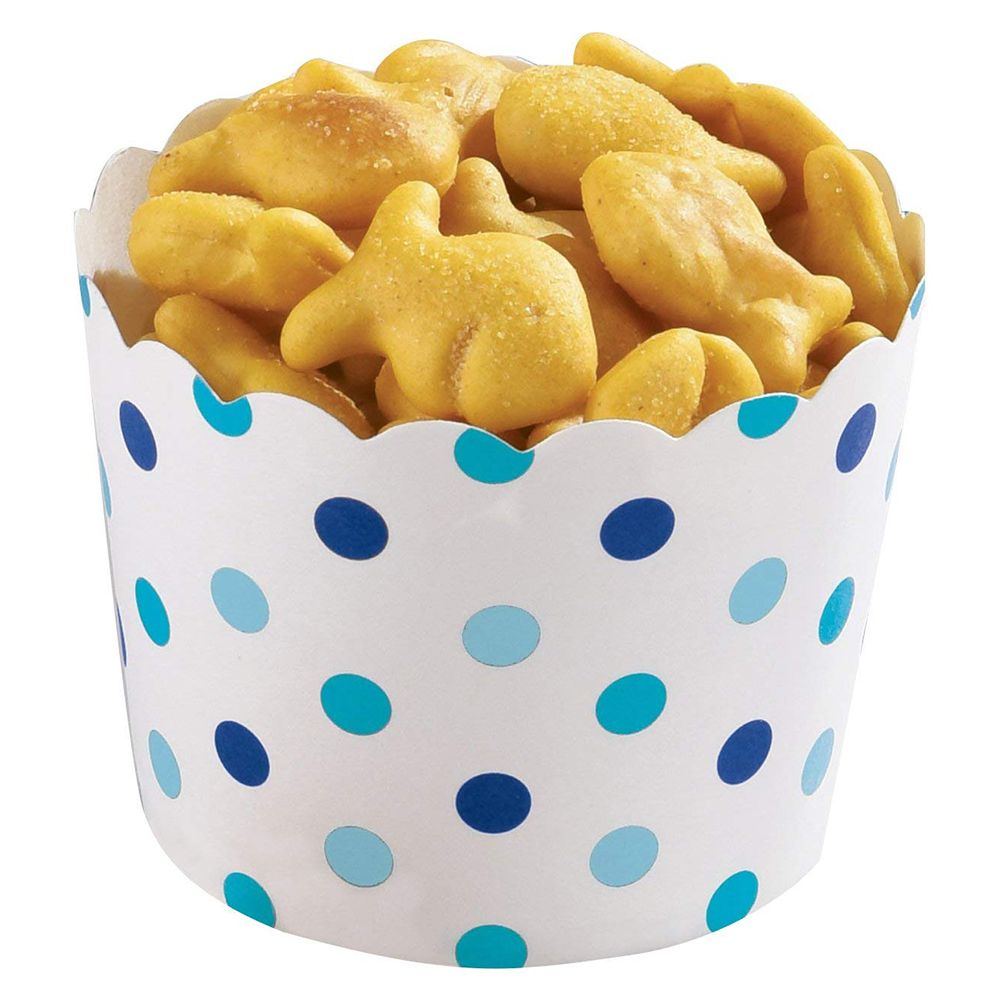 Amscan - Paper Snack Cups Small 36pcs - Blue