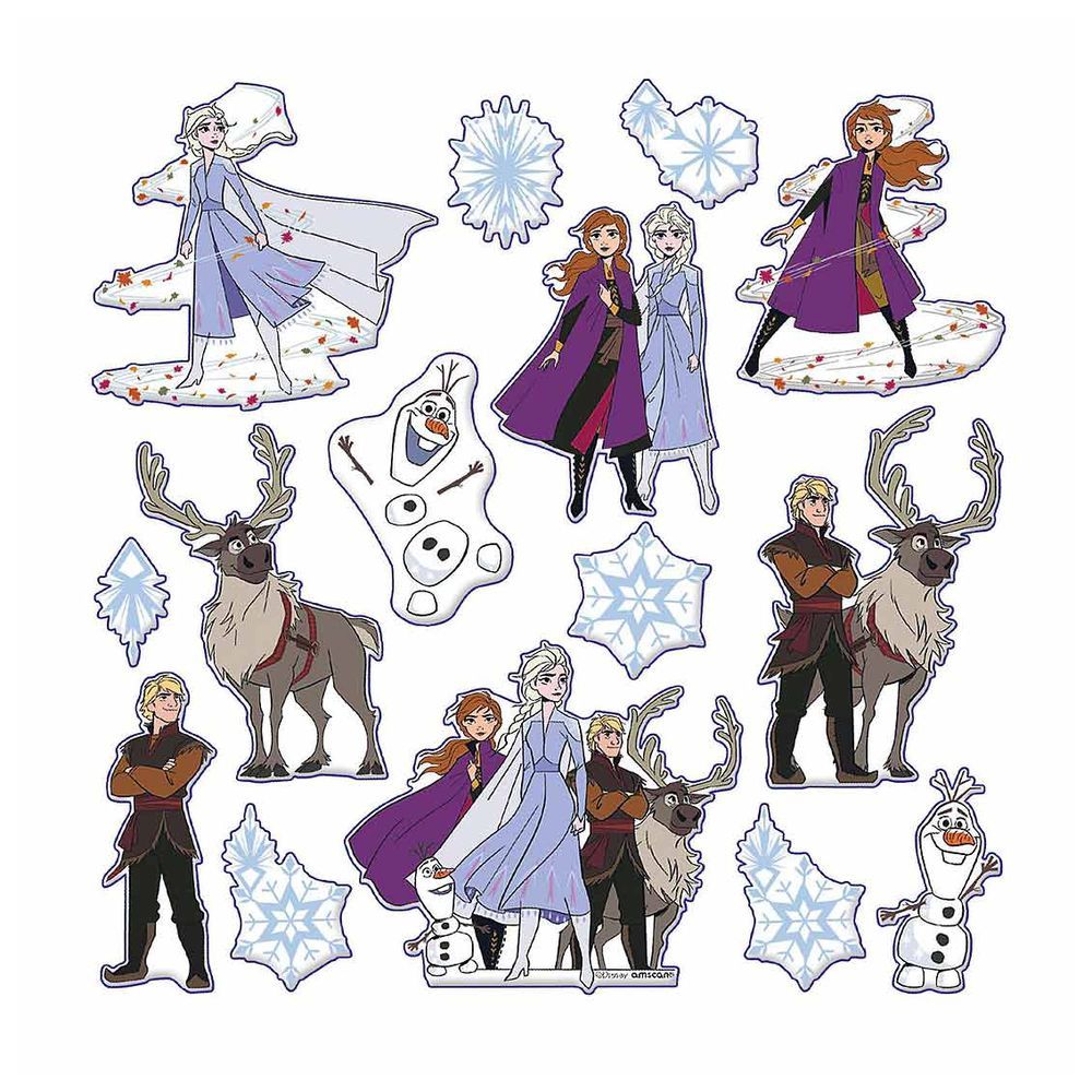 Party Centre - Frozen II Puffy Stickers