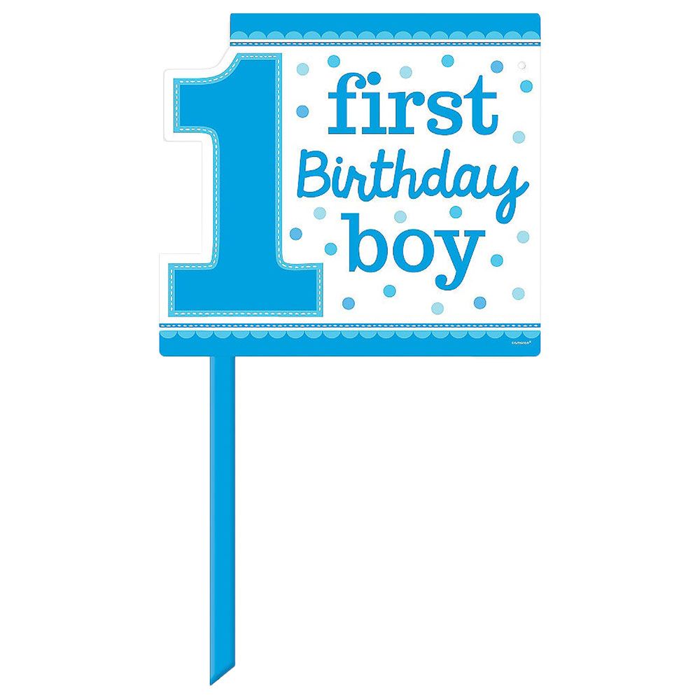 Party Centre - 1st Birthday Boy Yard Sign