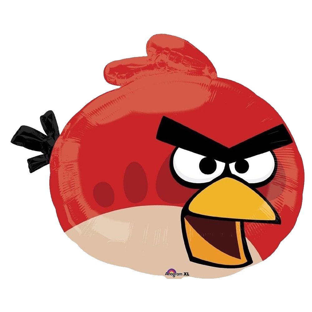 Amscan - Angry Birds Foil Balloon 23 x 20" - Red