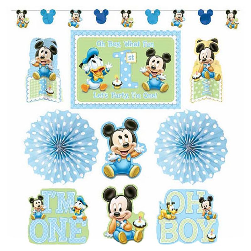 Mickey Mouse 1st Birthday Decorating Kit