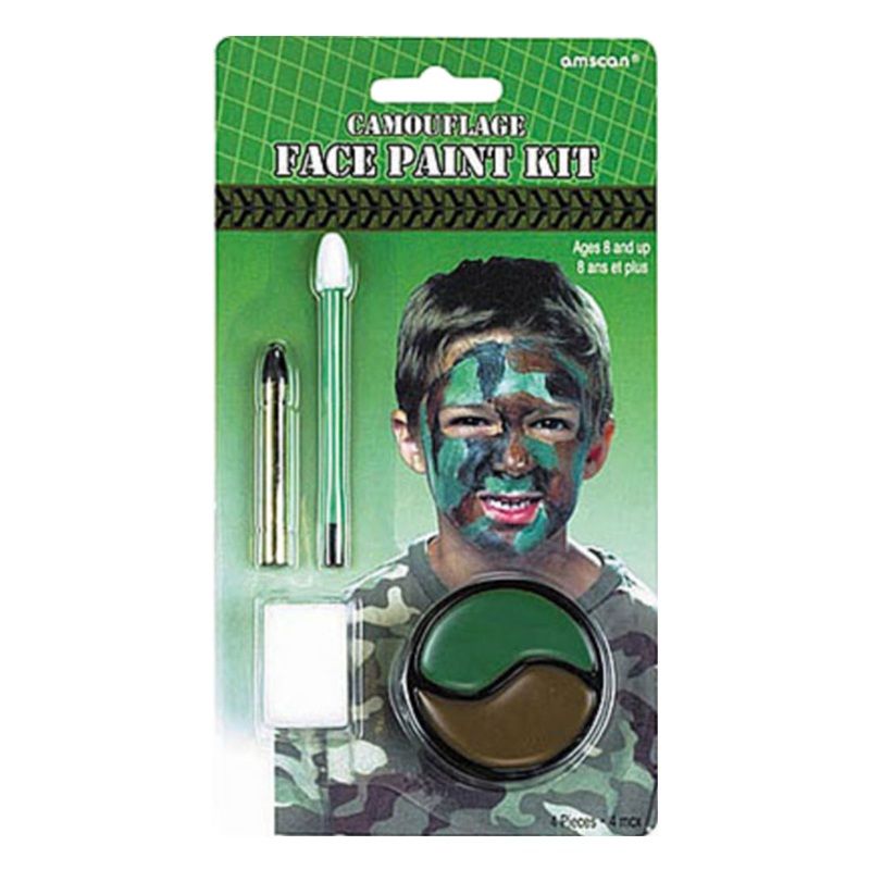 Camouflage Face Paint - Green