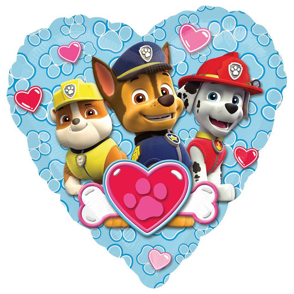 Paw Patrol Love Boy Foil Balloon