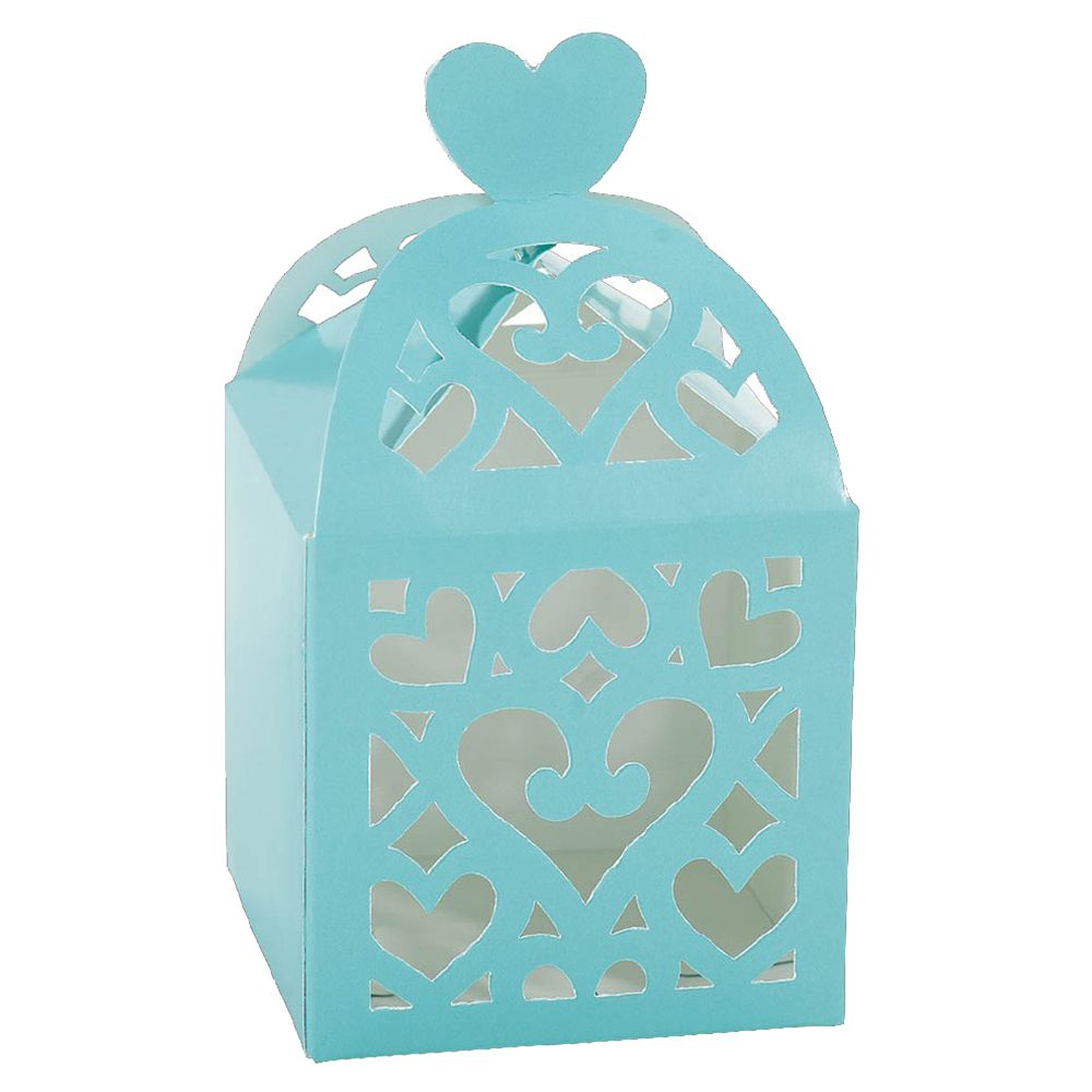 Amscan - Robin's Egg Lantern Favor Boxes 50pcs - Blue