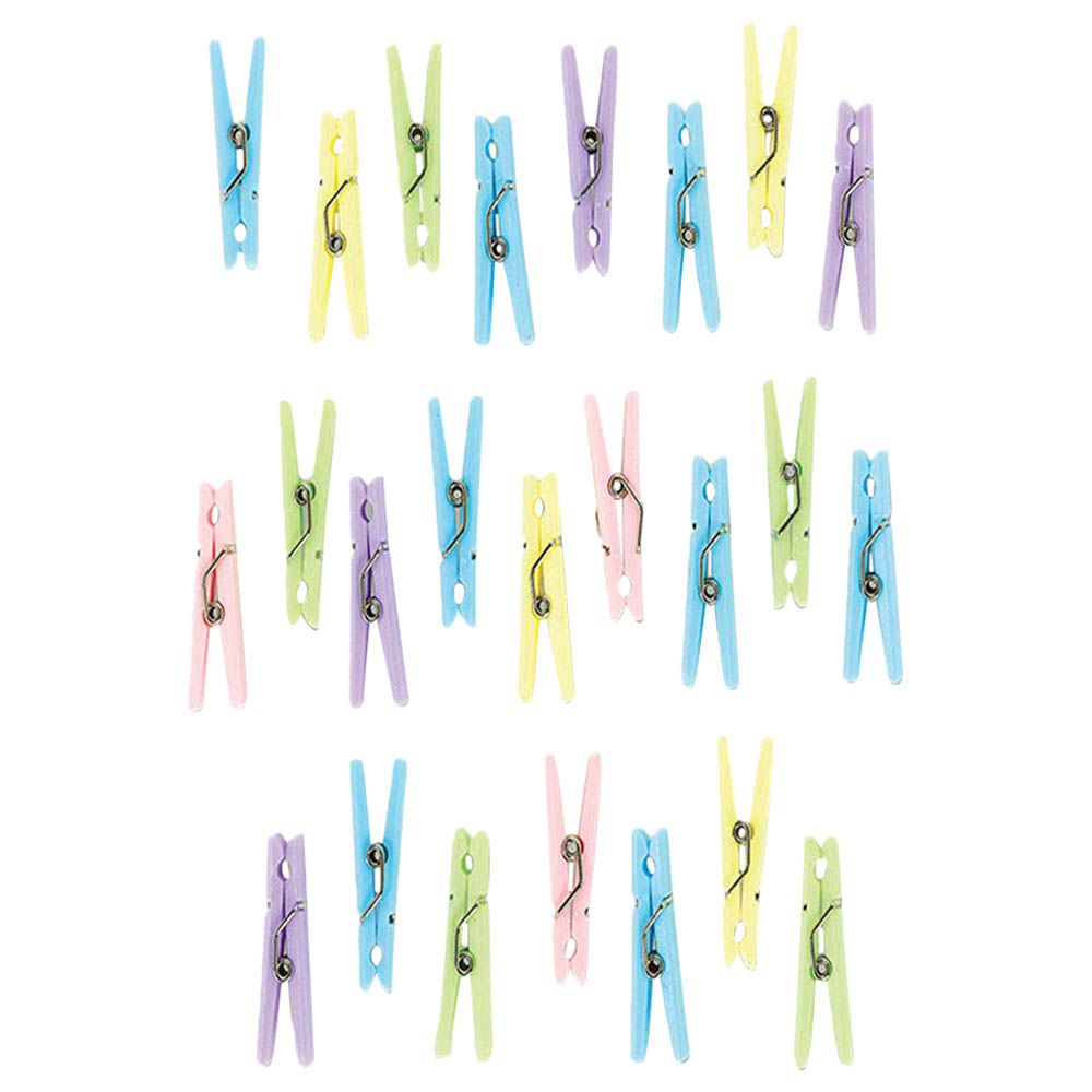 Amscan - Baby Shower Neutral Clothespin Favors 24pcs