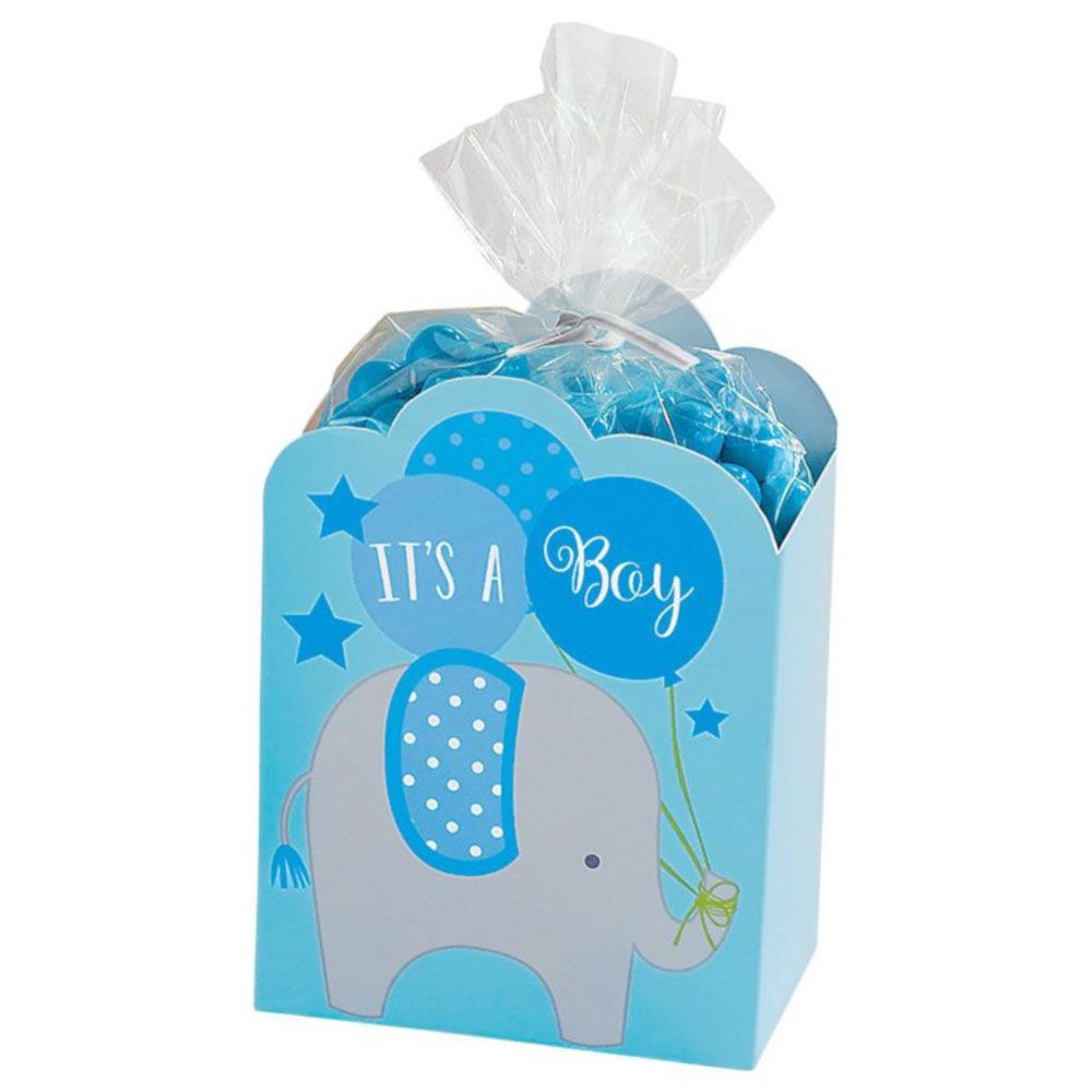 Amscan - Boy Baby Shower Blue Favor Boxes 8pcs