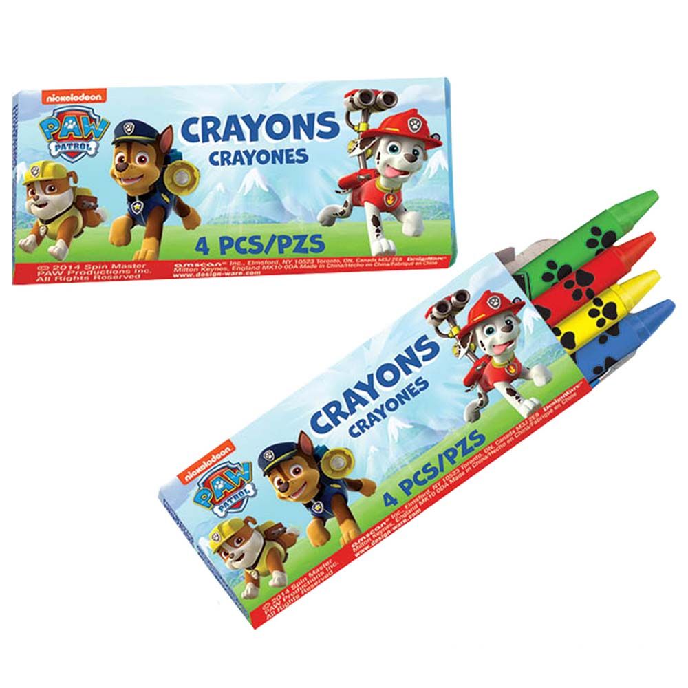 Amscan - Paw Patrol Packaged Crayons