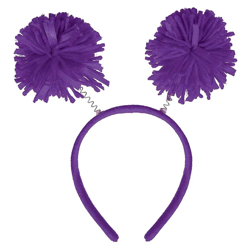 Pom Pom Head Bopper - Purple