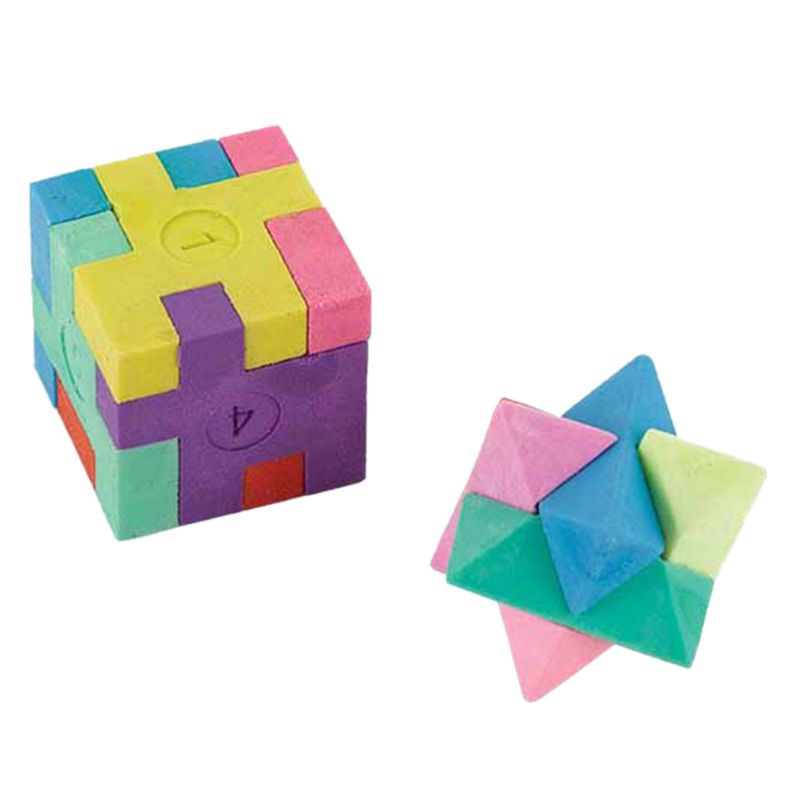 Party Centre - Puzzle Cube Eraser Favors 12pcs