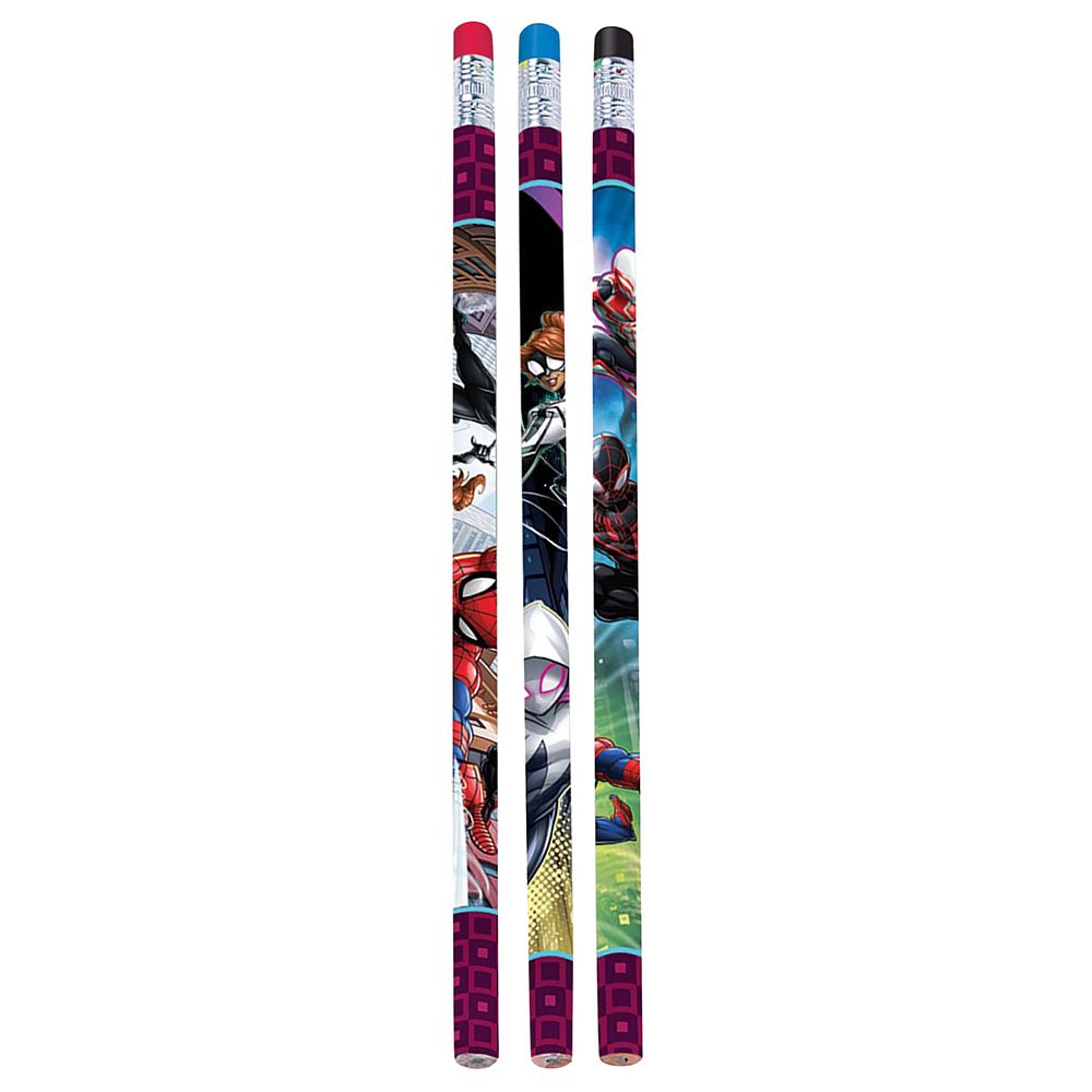 Spider-Man Webbed Wonder Pencils 12Pcs