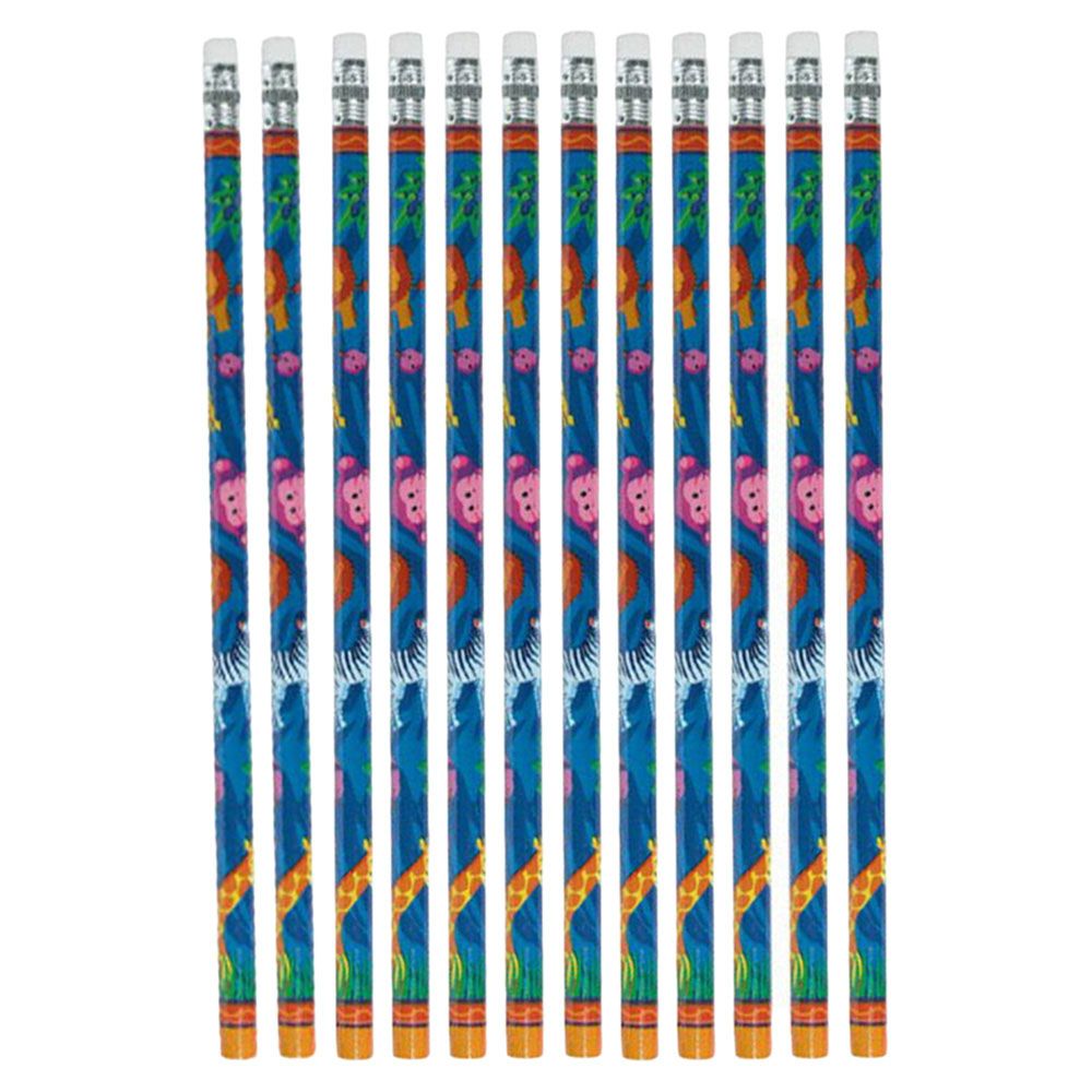 Party Centre - Jungle Animals Pencil Favors 12pcs