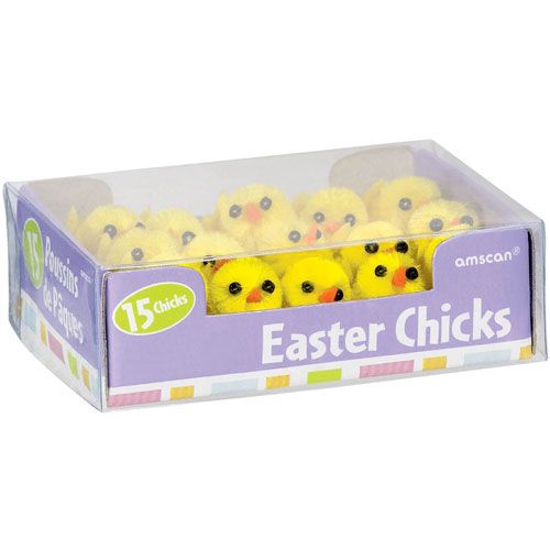 Party Centre - Easter Small Chenille Chick Favor - 12pcs