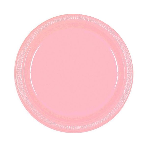 Amscan - Plastic Plates 7" 20pcs - New Pink