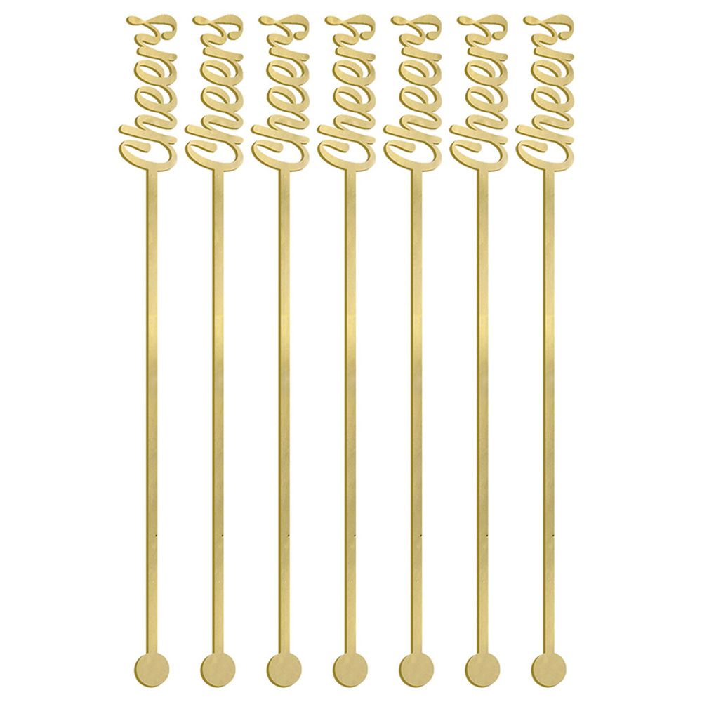 Amscan - Gold Stirrers 12pc