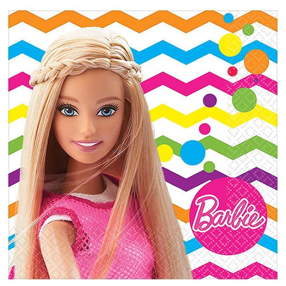 Barbie Sparkle Beverage Tissues 16pcs