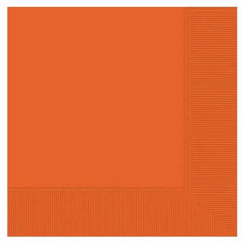 Amscan - Dinner Tissues 20pcs - Orange Peel