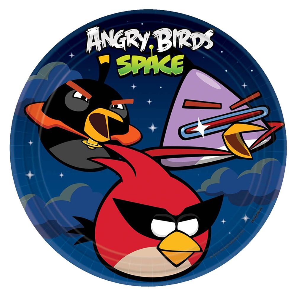 Amscan - Angry Birds Space Plates 9" 8pcs
