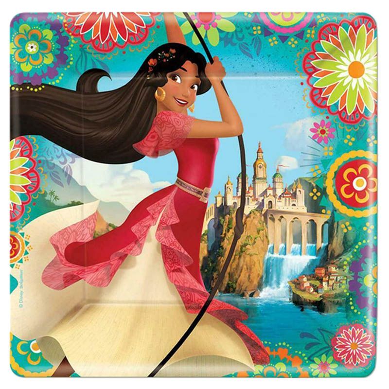 Elena Of Avalor Square Paper Plates 9" 8pcs