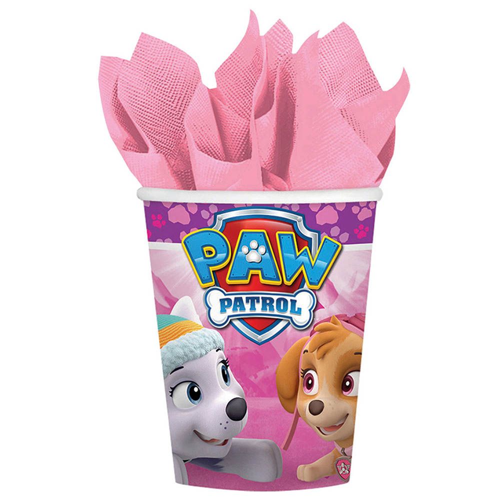 Amscan - Paw Patrol Girl Paper Cups 9oz Pack of 8