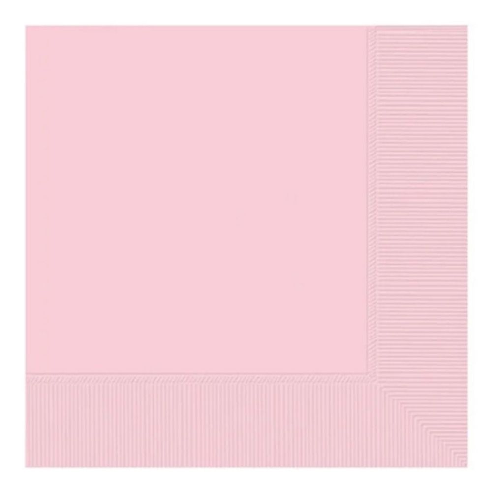 Blush Pink Beverage Tissues 50Pcs
