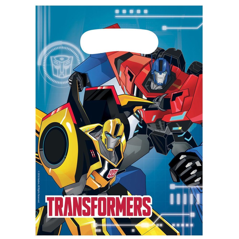 Transformer RID Plastic Lootbags 8pcs
