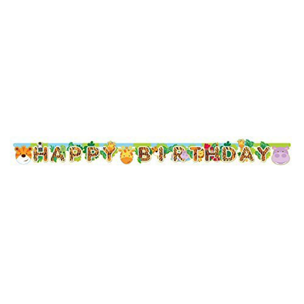 Jungle Animals Letter Banner (170 x 15cm)