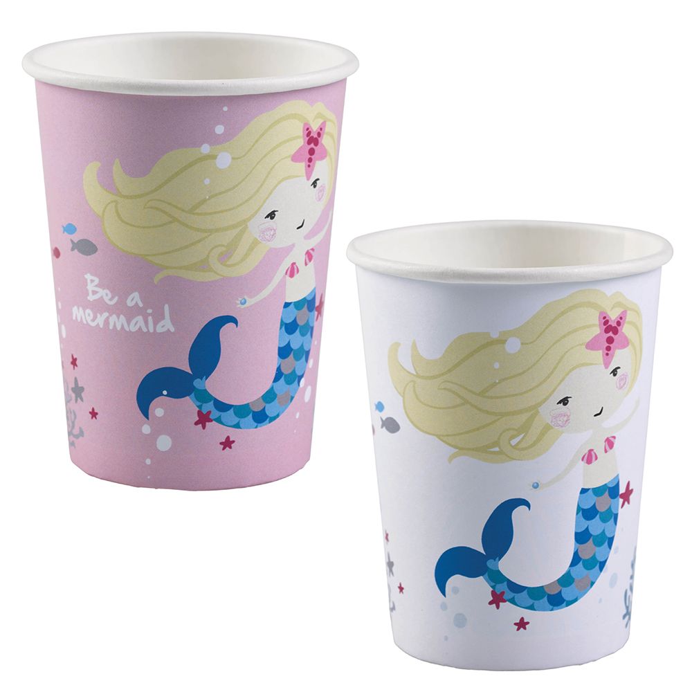 Be A Mermaid Paper Cups 8oz 8pcs