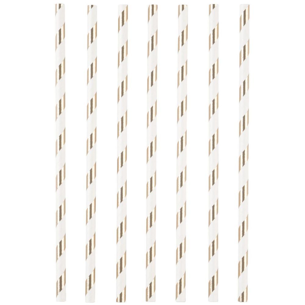 Everyday Love Paper Drinking Straws 12pc-Set