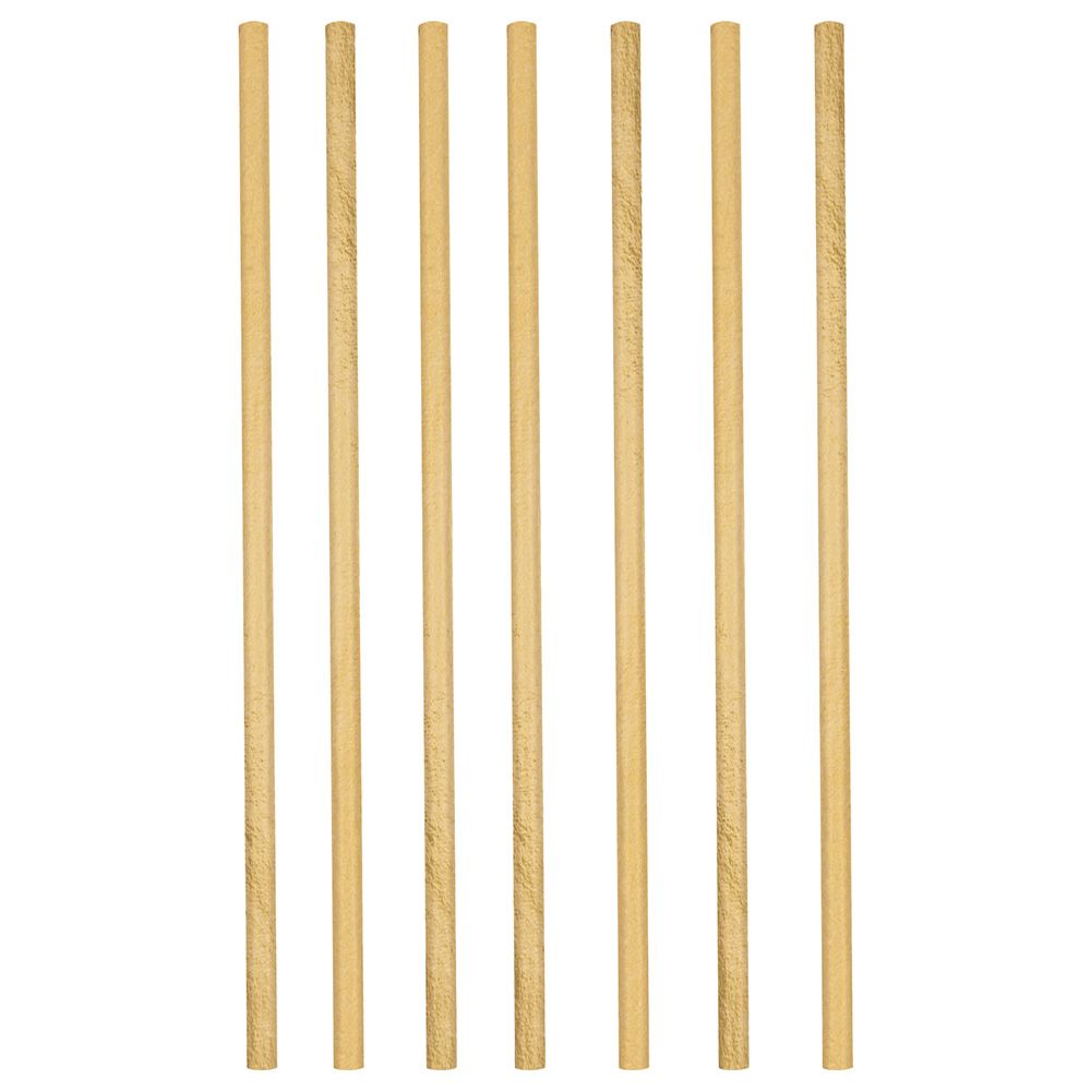 Pineapple Vibes Paper Straws - 12Pc