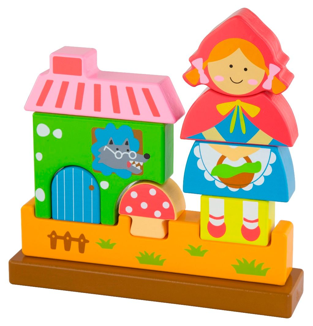 Viga - Magnetic Standing Puzzle - Red Riding Hood