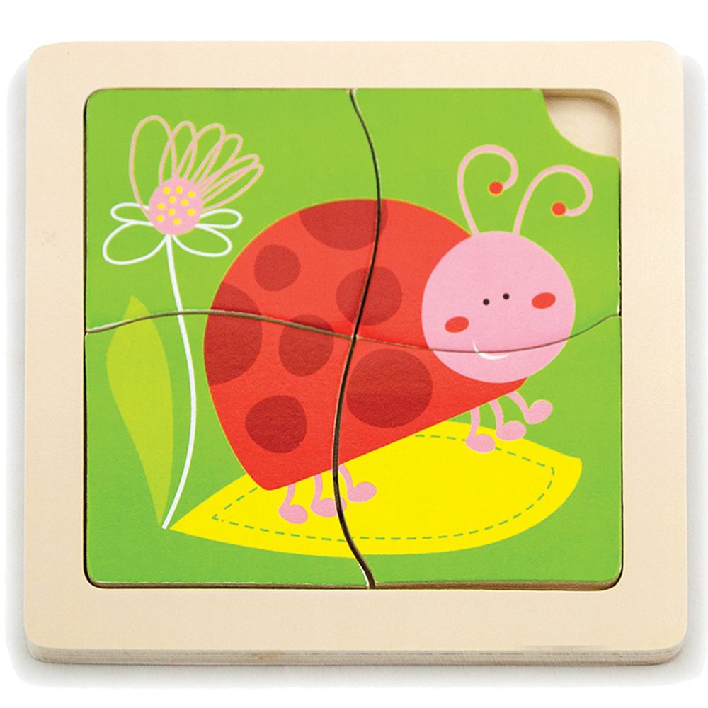 Viga - Handy Flat Puzzle - Ladybird