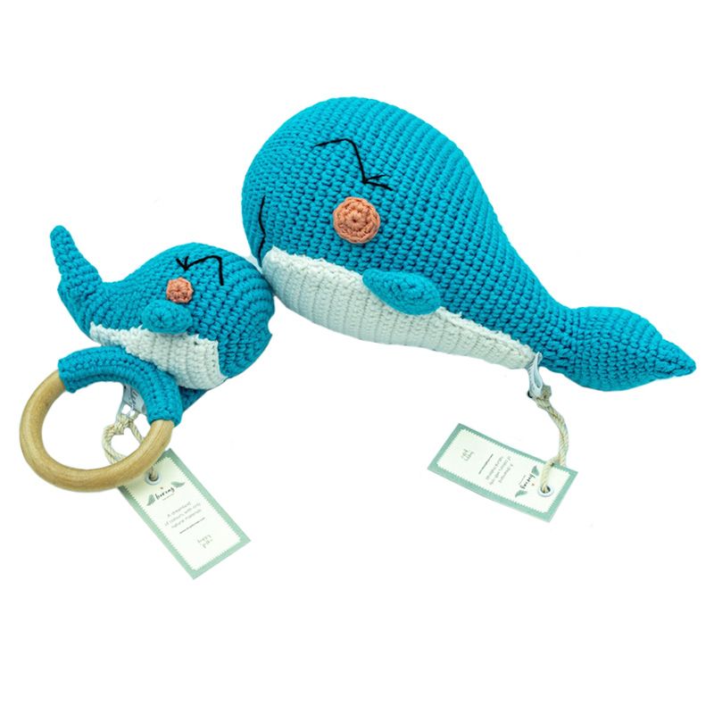 Boreas - Miss Whale 100% Organic Teething Toy