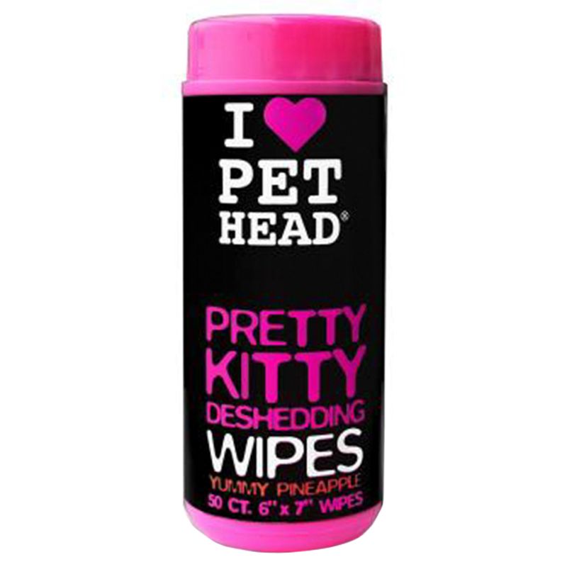 Pet Head - Pretty Kitty Deshedding Wipes Pineapple 50 Wipes