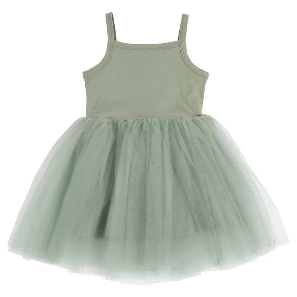 Bob & Blossom - Dress In Sage Green
