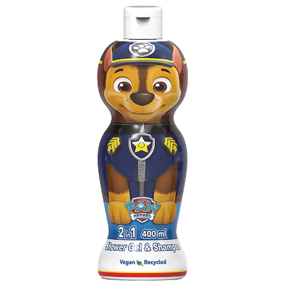 Air-Val - Paw Patrol 2-in-1 Shower Gel & Shampoo 400ml - Chase