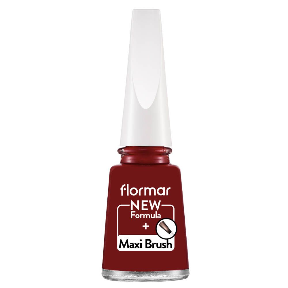 F/M Classic Nail Enamel with New Improved Formula & Thicker Brush - 416 Straight Red