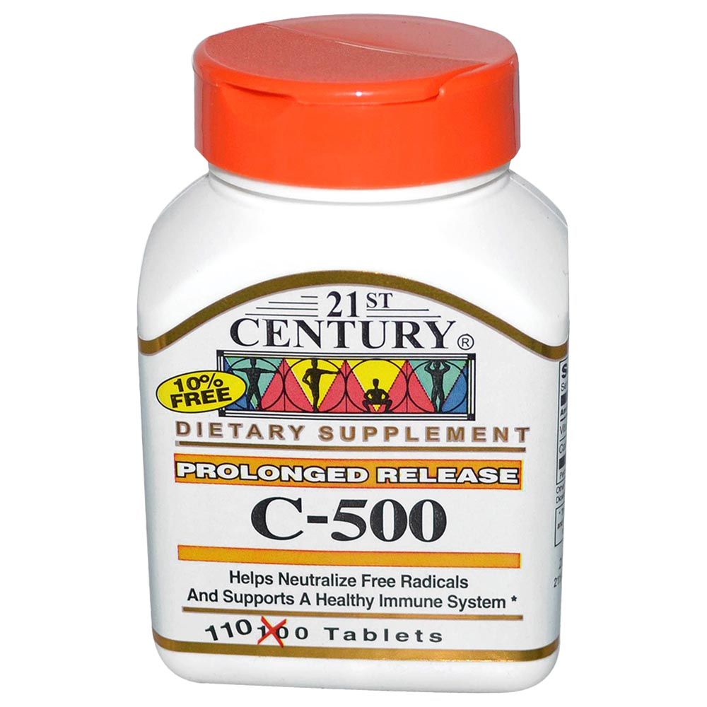 21St Century - C-500mg Tablets - 110's
