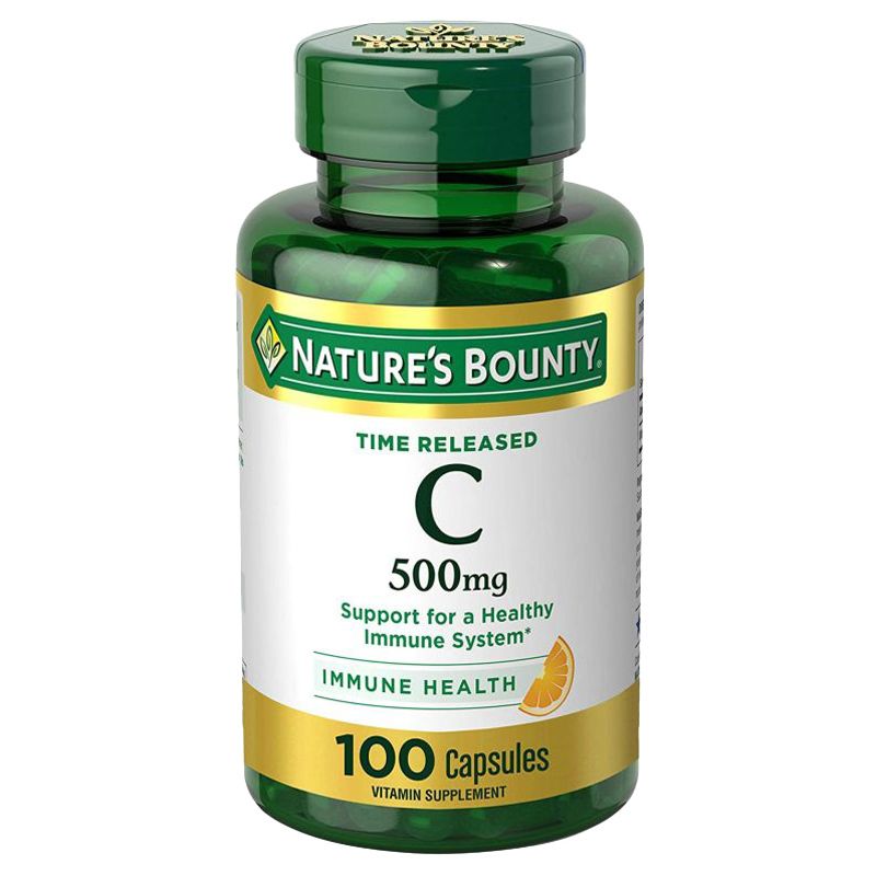 Nature's Bounty - Vitamin C Capsules - 500mg - 100's